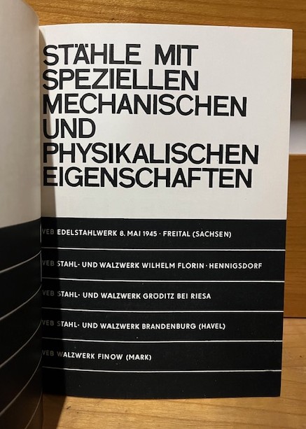 11 Hefte Baustahl DDR