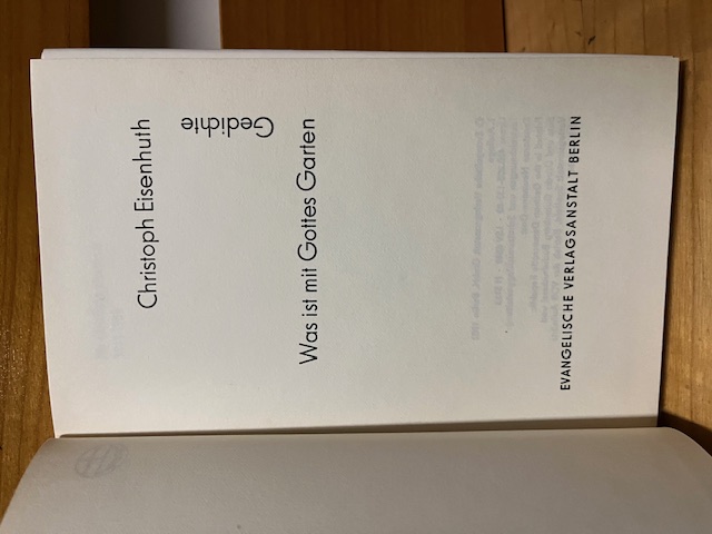 Was ist mit Gottes Garten, Eisenhuth