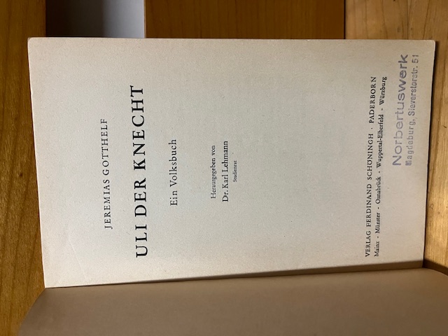 Uli der Knecht, Gotthelf