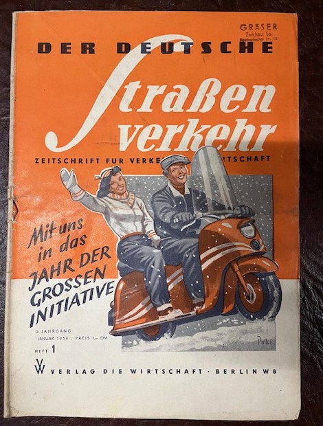Zeitschriften Der Deutsche Strassenverkehr 1954