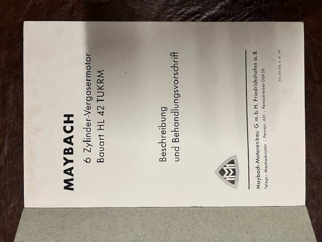 Maybach 6 Zylinder HL42 TUKRM