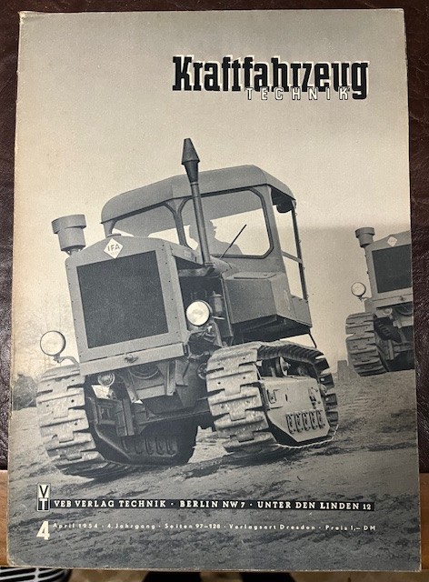 Zeitschriften Kraftfahrzeug Technik Jahrgang 1954