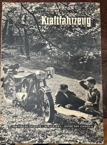 Zeitschriften Kraftfahrzeug Technik Jahrgang 1954
