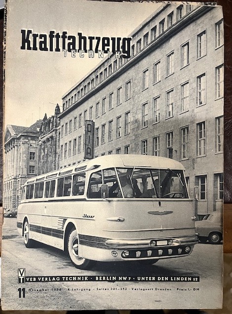 Zeitschriften Kraftfahrzeug Technik Jahrgang 1954