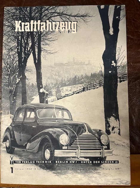 Zeitschriften Kraftfahrzeug Technik Jahrgang 1954