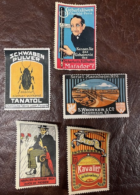 9 ST&uuml;ck Reklamemarken