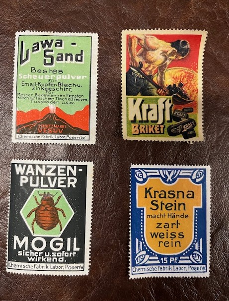 9 ST&uuml;ck Reklamemarken