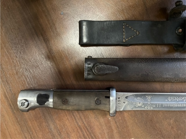 SS Seitengewehr Gebirgsj&auml;gerregiment II