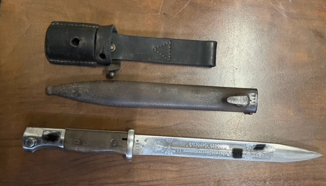 SS Seitengewehr Gebirgsj&auml;gerregiment II