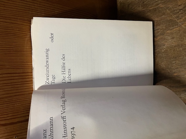 Zweiundzwanzig Tage, F&uuml;hmann