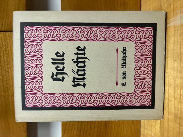 Helle N&auml;chte, Malzahn 1922