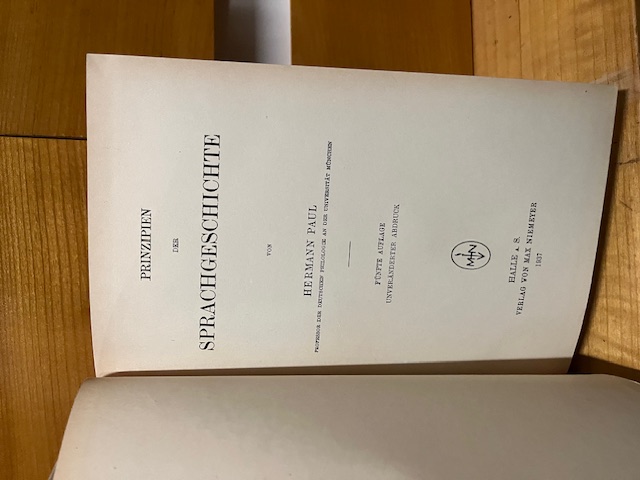Prinzipien der Sprachgeschichte, Paul