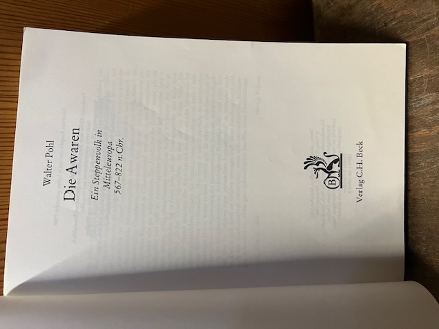 Die Awaren, Walter Pohl