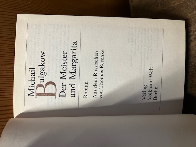 Der Meister und Margarita, Bugakow