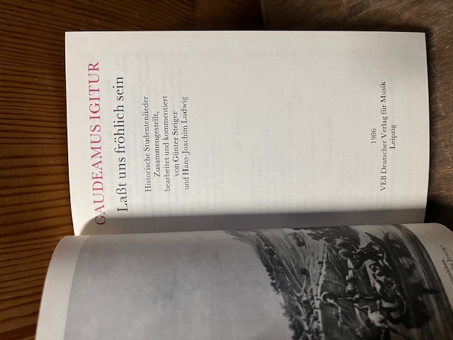 Gaudeamus Igitur, Historische Studentenlieder