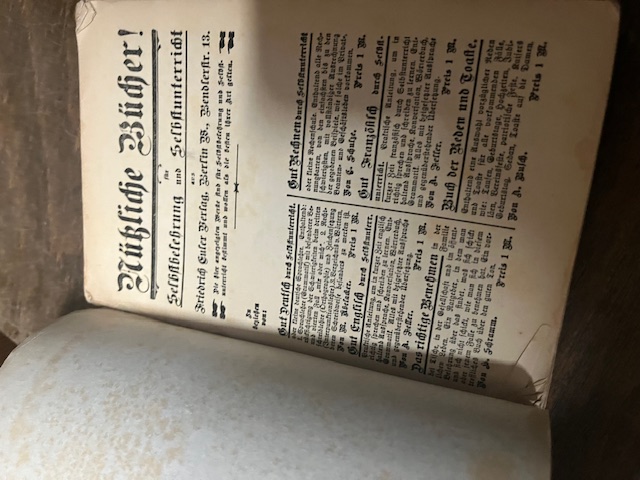 Gesellschafts Spielbuch, Busch