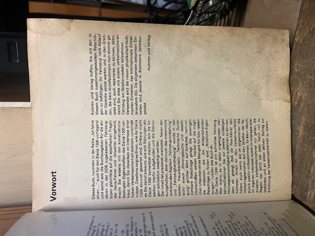 Ich fahre einen Dacia, Typ 1300