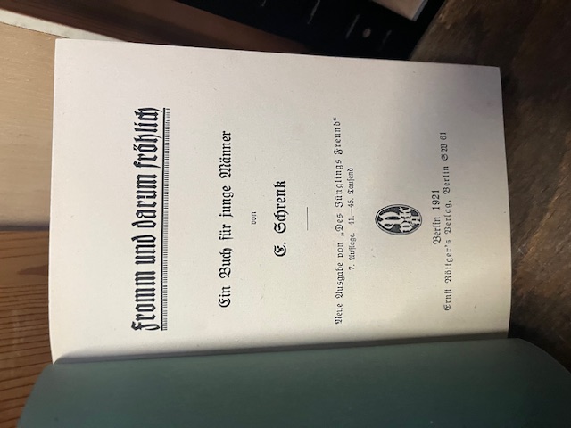 Fromm und darum fr&ouml;hlich, Schrenk