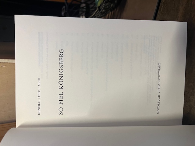 So fiel K&ouml;nigsberg, Lasch