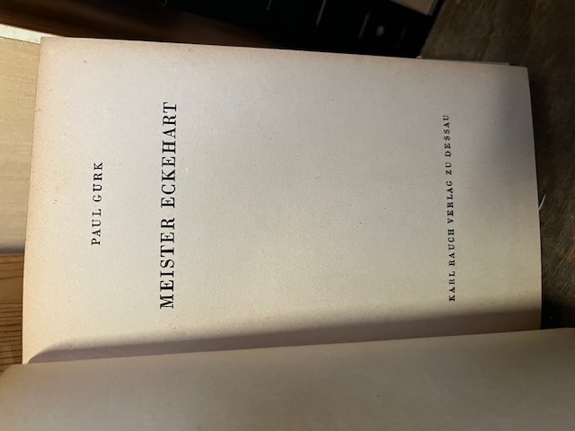 Meister Eckehart, Gurk, 1943