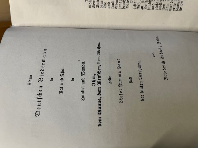 Deutsches Volkstum,Jahn