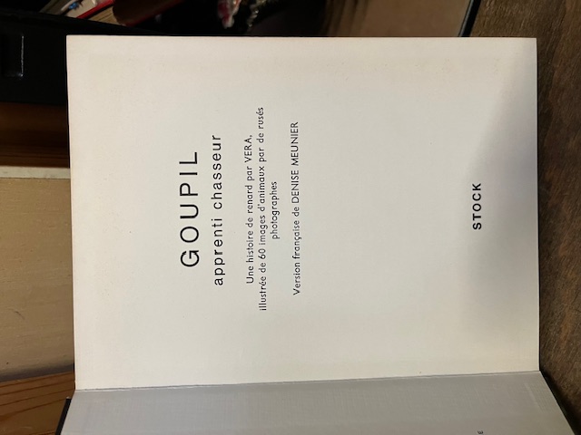 Goupil apprenti chasseur