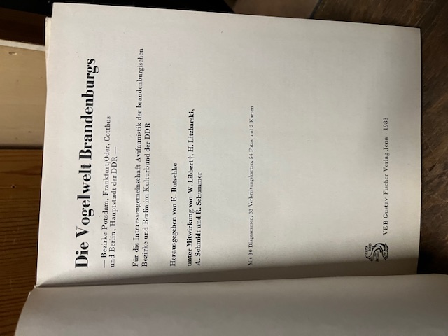 Die Vogelwelt Brandenburgs, Band 2