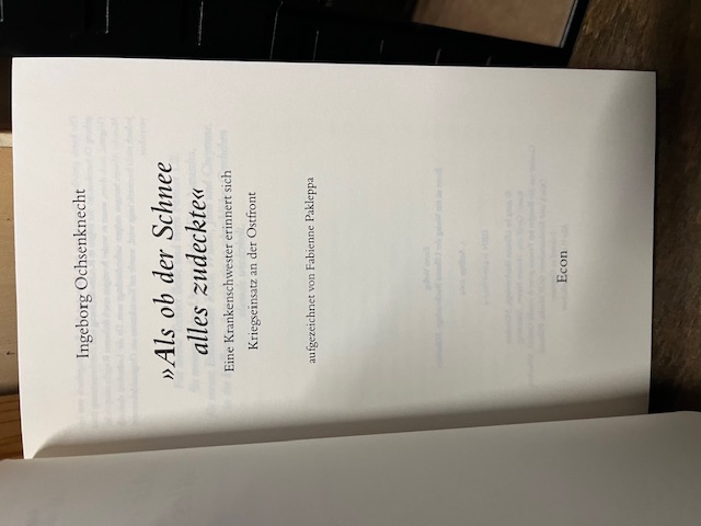 Als ob der SChnee alles zudeckte