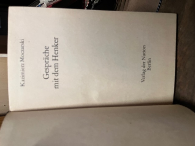 Gespr&auml;che mit dem Henker, Moczarski