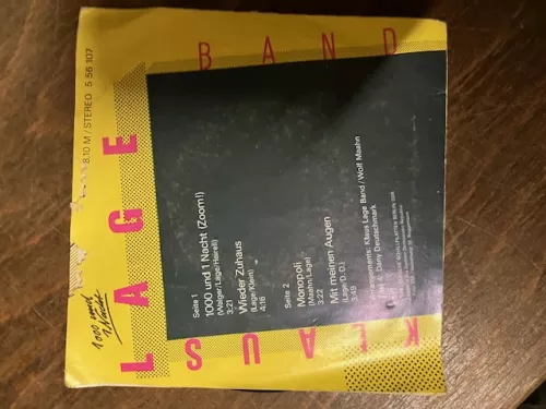 Maxi LP Klaus Lage Band 1001 Nacht