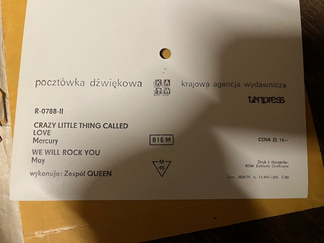 Maxi LP Crazy little thing called love Tonpress