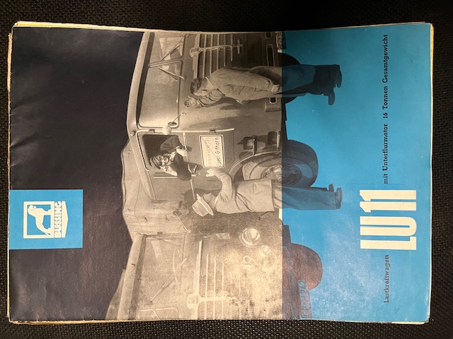 7 x B&uuml;ssing Prospekte TU10, TU5, etc.