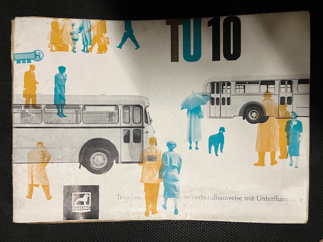 7 x B&uuml;ssing Prospekte TU10, TU5, etc.