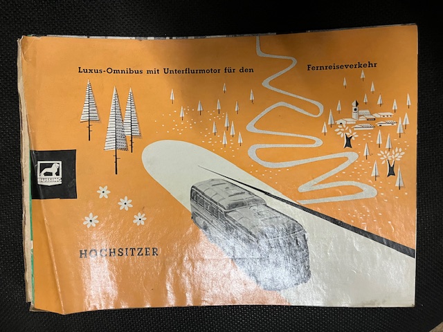 7 x B&uuml;ssing Prospekte TU10, TU5, etc.