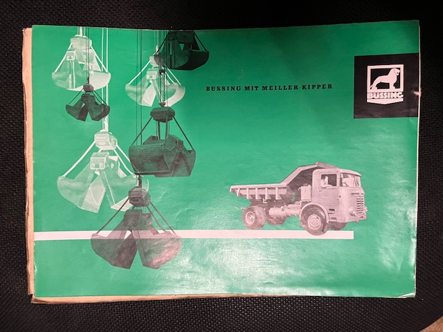 7 x B&uuml;ssing Prospekte TU10, TU5, etc.