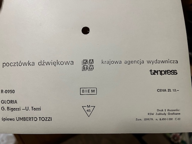 Maxi LP Gloria Tonpress