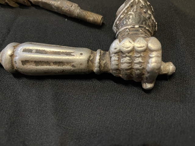 Antike T&uuml;rdr&uuml;cker Gr&uuml;nderzeit/Jugendstil "Hand"