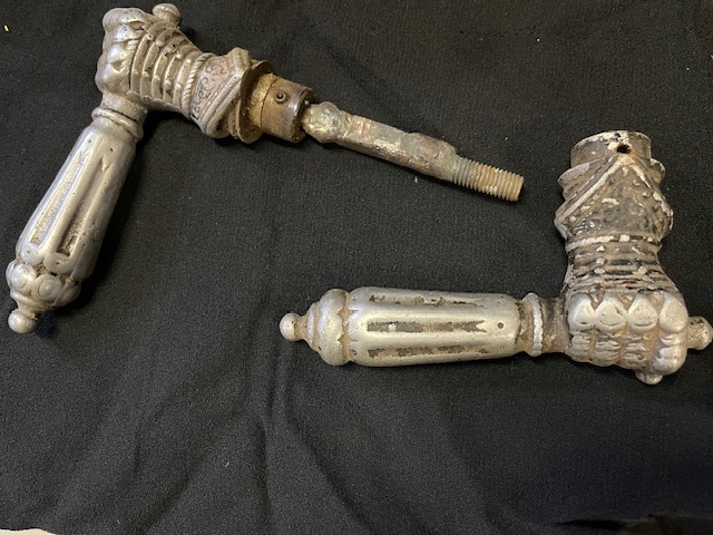 Antike T&uuml;rdr&uuml;cker Gr&uuml;nderzeit/Jugendstil "Hand"