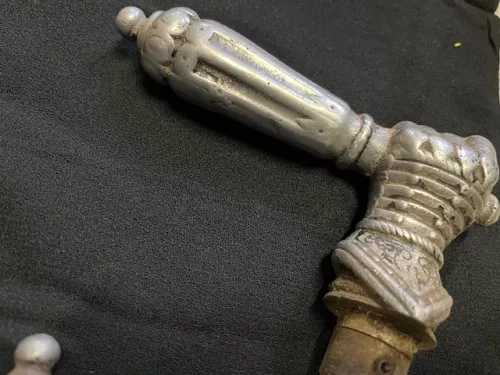 Antike T&uuml;rdr&uuml;cker Gr&uuml;nderzeit/Jugendstil "Hand"