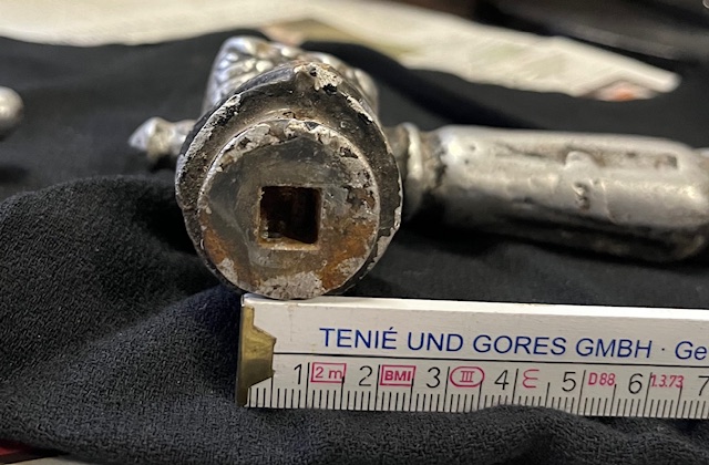 Antike T&uuml;rdr&uuml;cker Gr&uuml;nderzeit/Jugendstil "Hand"