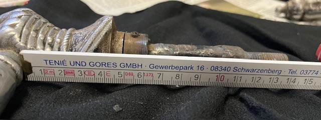 Antike T&uuml;rdr&uuml;cker Gr&uuml;nderzeit/Jugendstil "Hand"