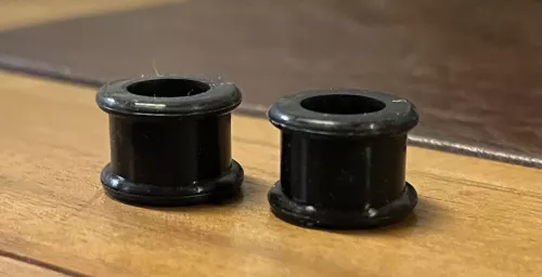 3 Tunnel Silikon schwarz je 8mm, 10mm, 12mm