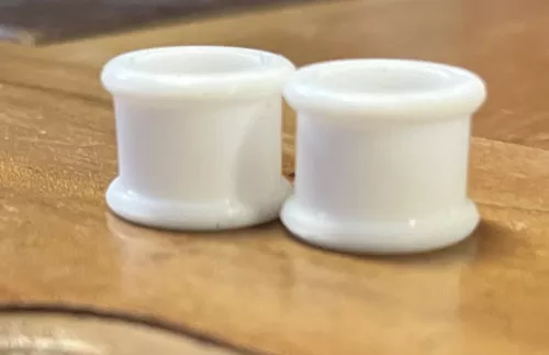  3 Tunnel Silikon wei&szlig; je 8mm, 10mm, 12mm 