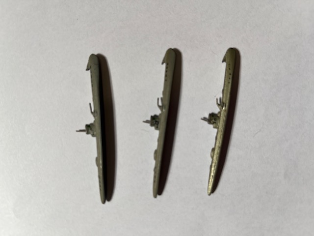 Konvolut Zinn Schiffe und U-Boote, Wiking Modell